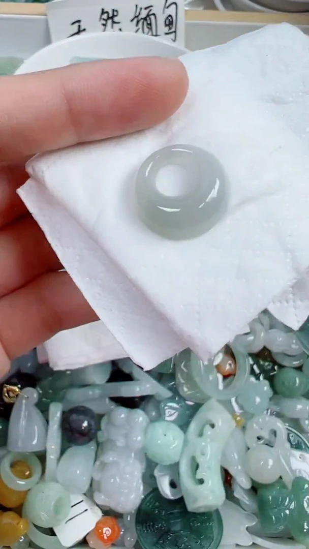 散珠翡翠18号链接，A货翡翠