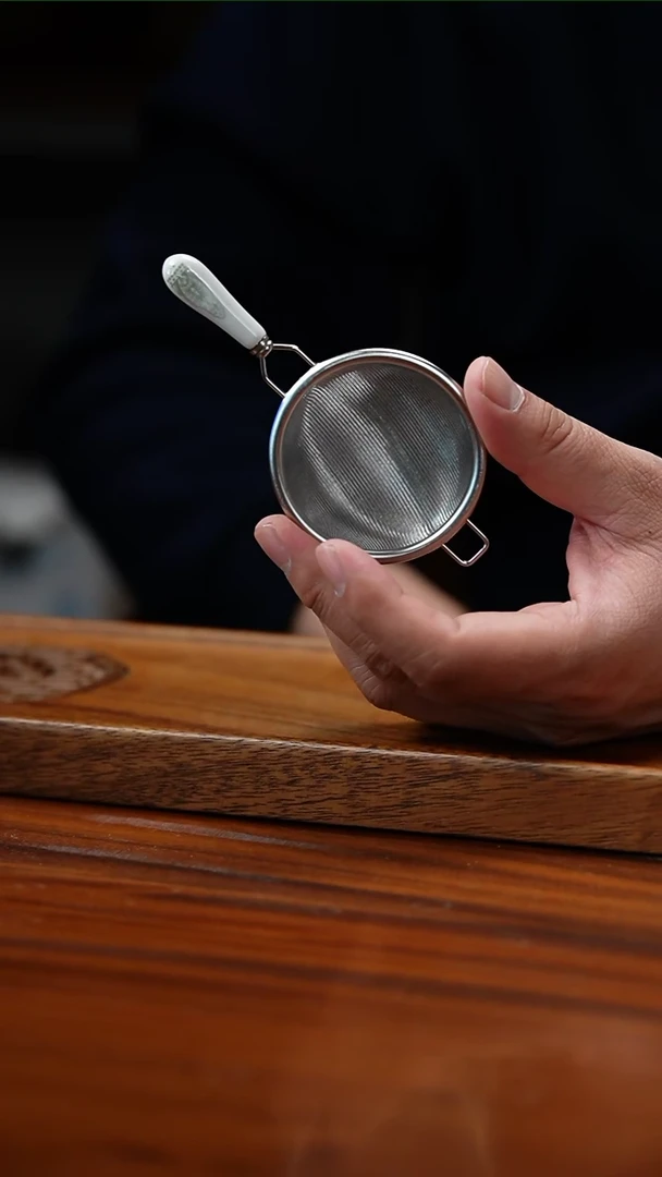 【闪购商品】不锈钢白把茶漏款