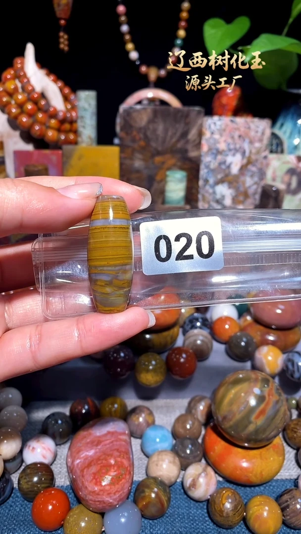 未镶嵌-硅化玉天然北票硅化玉吊坠