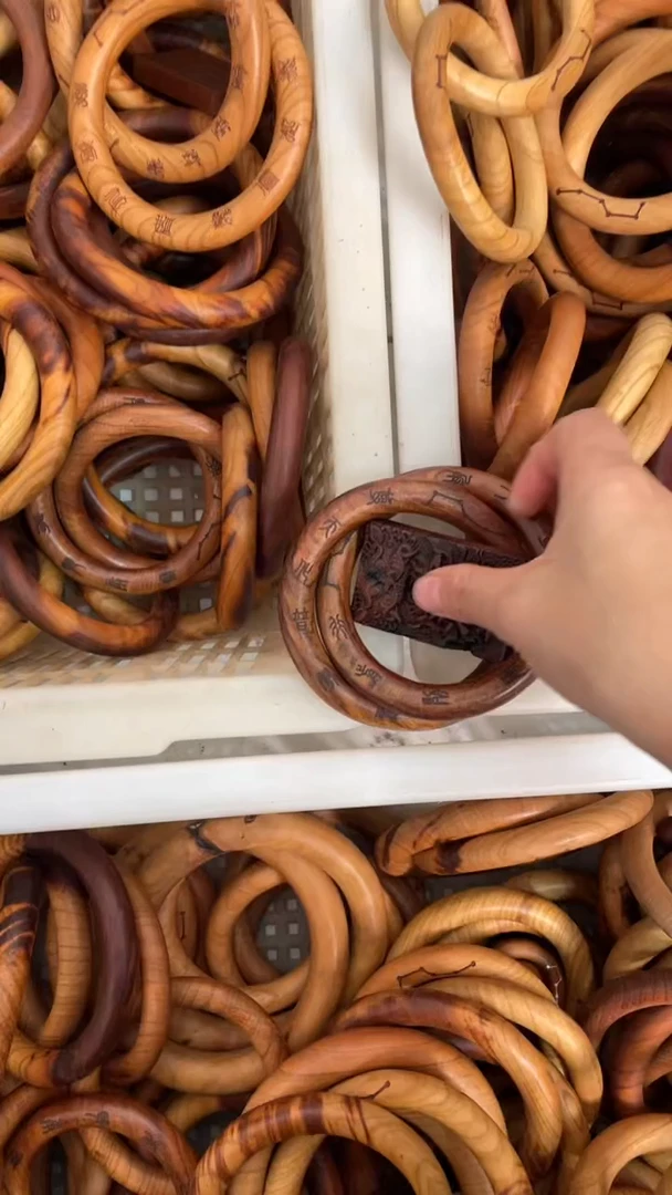 【闪购商品】木枣木80刻字款乾坤圈77+枣虎头紫薇