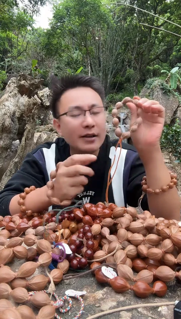 手串橄榄核1727梅林铁核原生态素串28.8