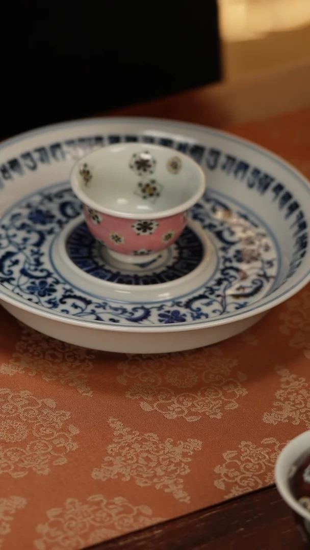 【闪购商品】设色窑琵琶纹小杯