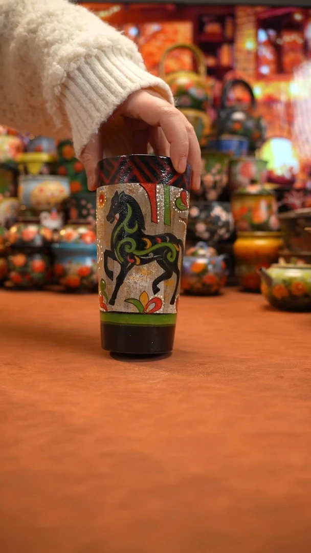 油画   釉下彩  杯子