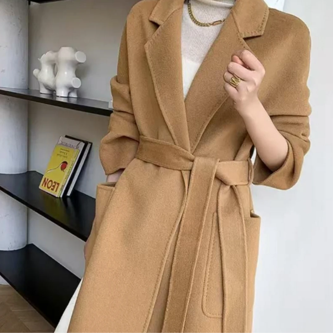 秋冬加棉加厚韩版气质爆款长款大衣
