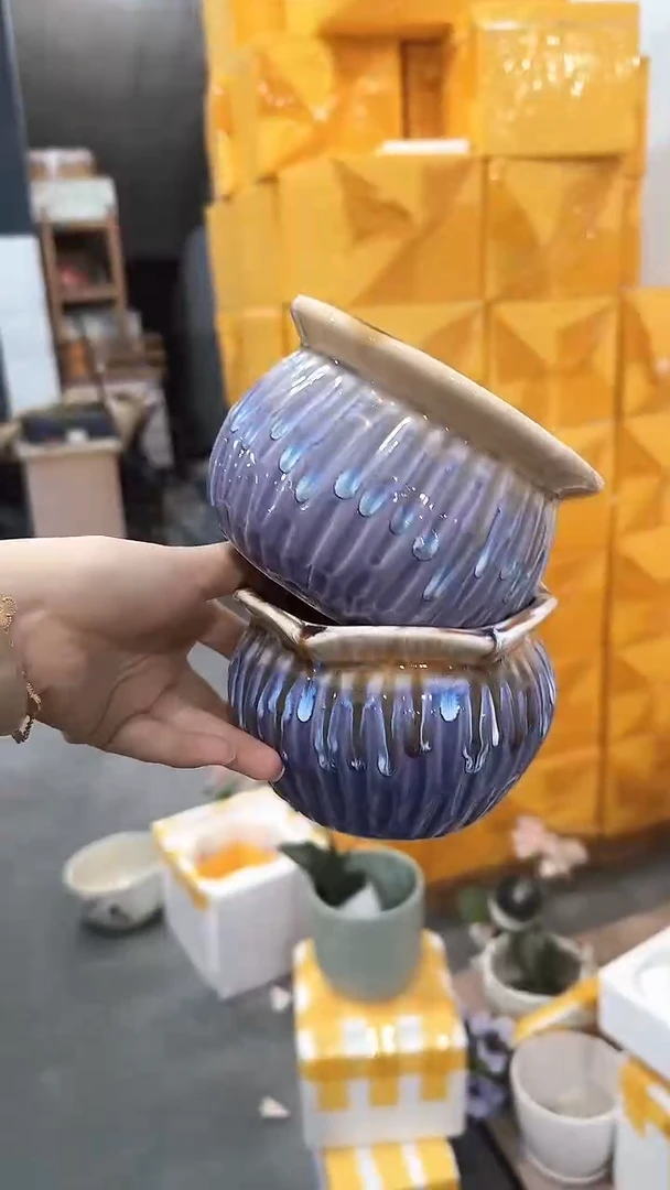 高温陶瓷花盆+E79