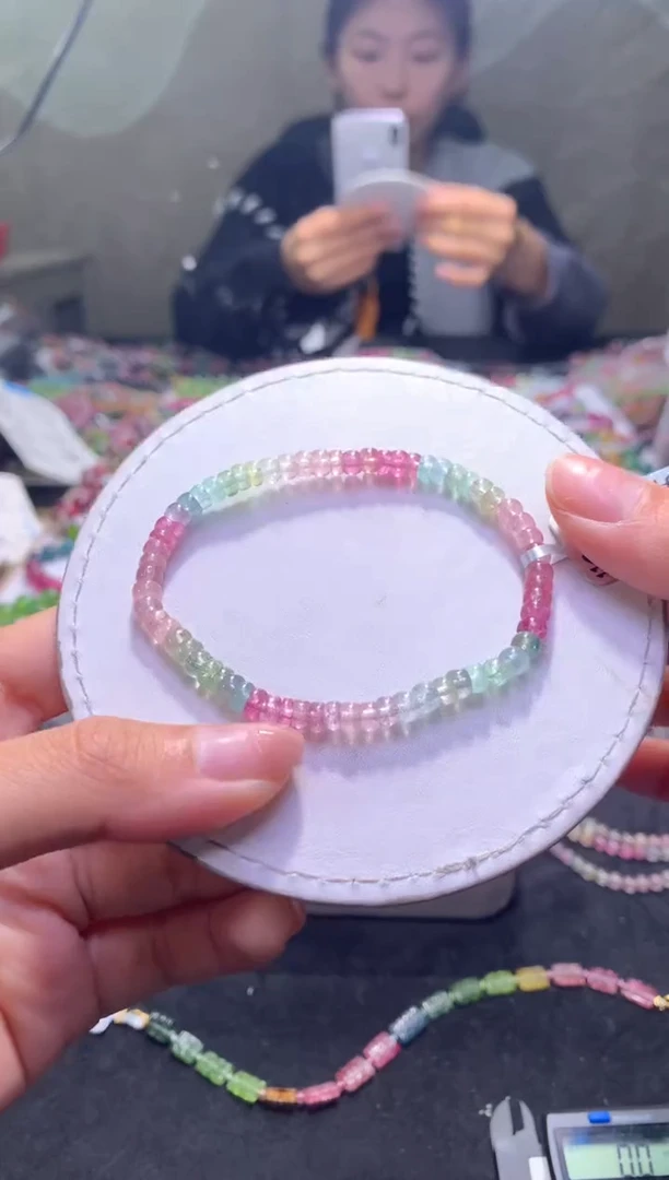 未镶嵌手串碧玺A53【天然碧玺】