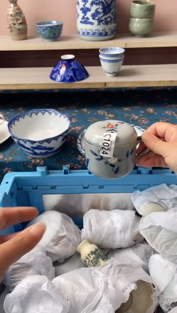 瓷片初**鱼瓷器瓷器C1024