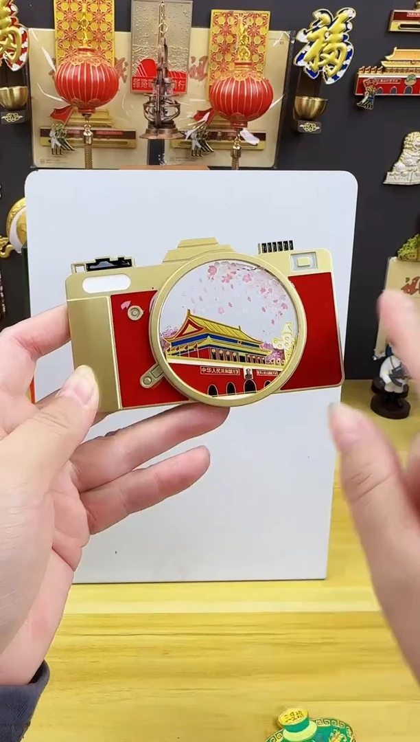 天安门樱花金属冰箱贴哈哈哈