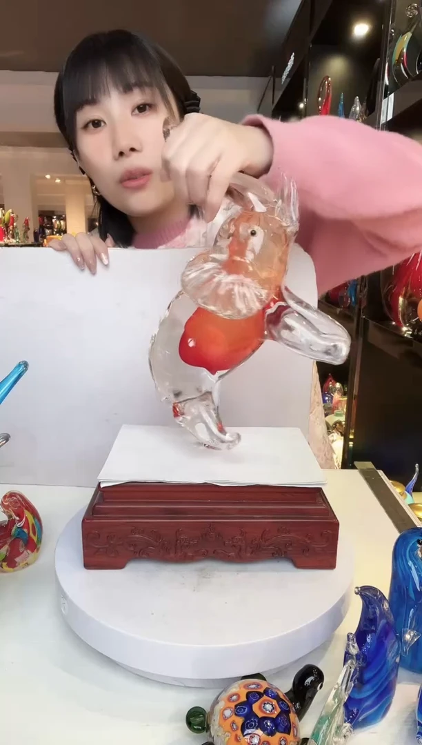 【闪购商品】茶盏琉璃摆件家居摆件