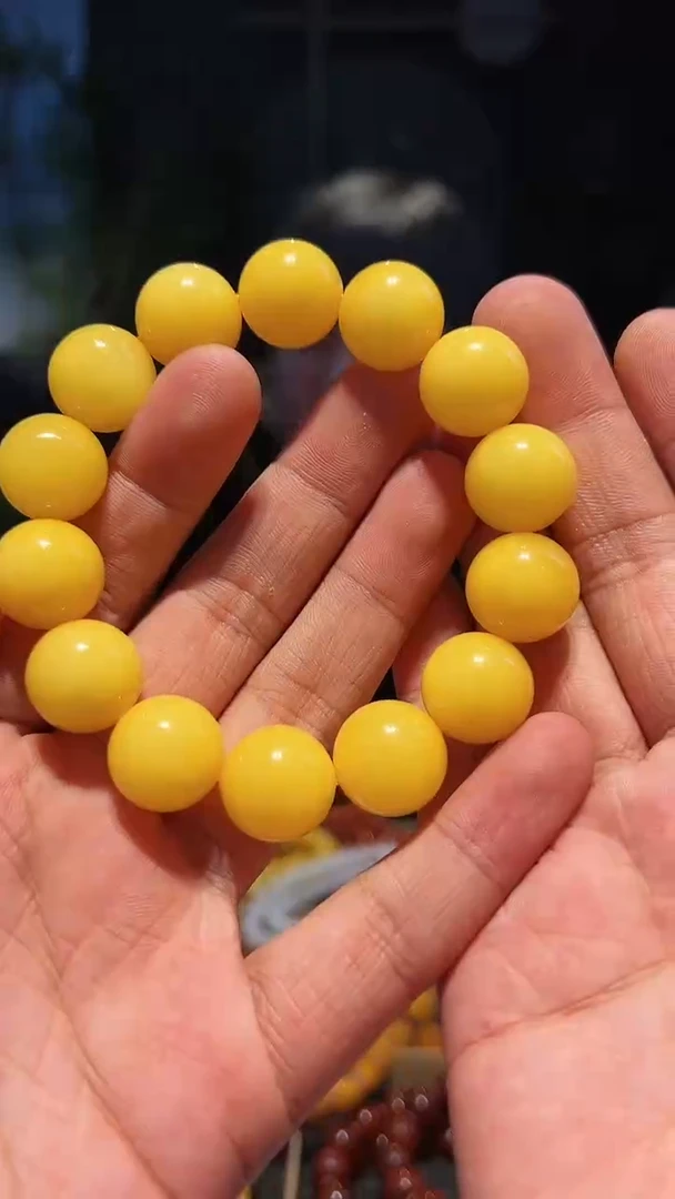 【闪购商品】蜜蜡手链未镶嵌16+单圈