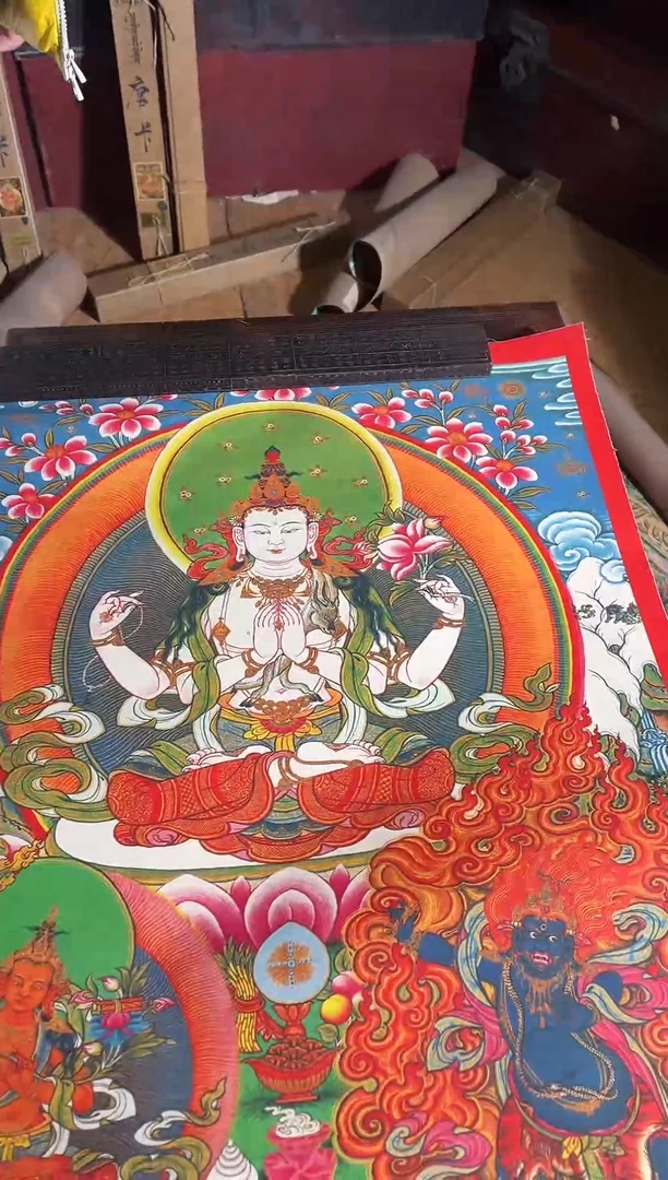 卷轴画东东唐卡tk160