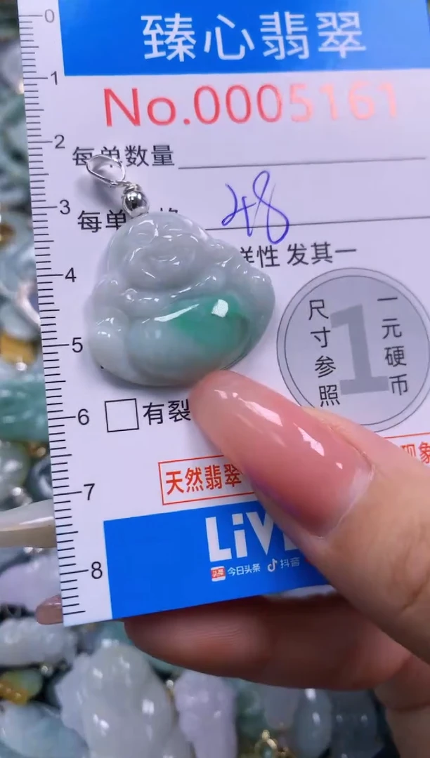 翡翠未镶嵌颈饰5161