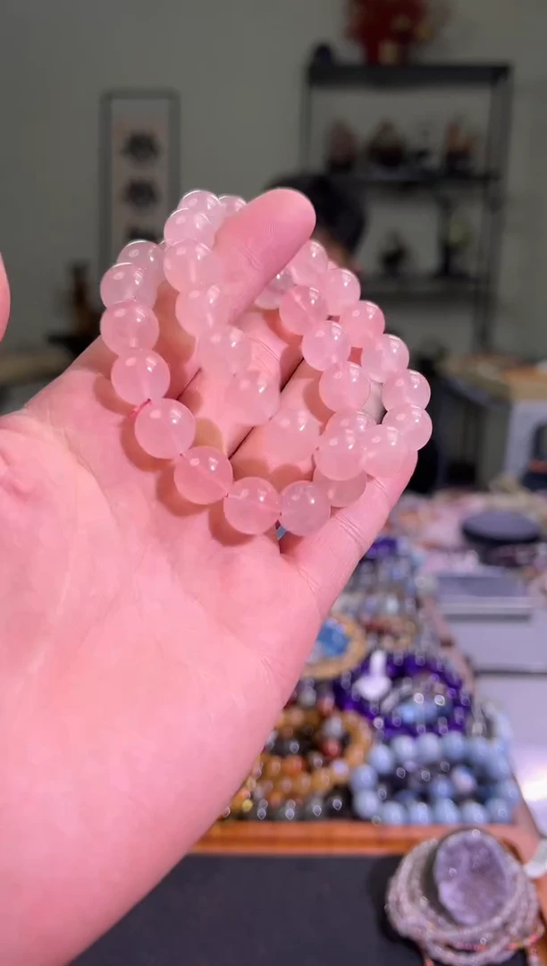 【闪购商品】芙蓉石手串未镶嵌12+mm马粉手串（多样性发其一）