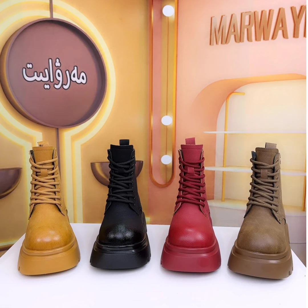 MM-新款2025时尚爆款马丁靴百搭推荐加绒加厚休闲厚底高帮系带