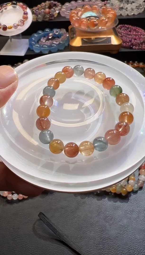 未镶嵌手链水晶半**光267