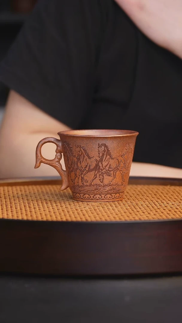 宜兴全手工紫砂杯