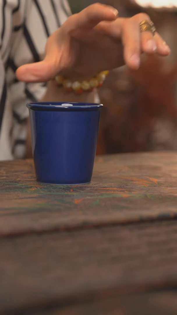 1柴房陶瓷柴烧可乐杯