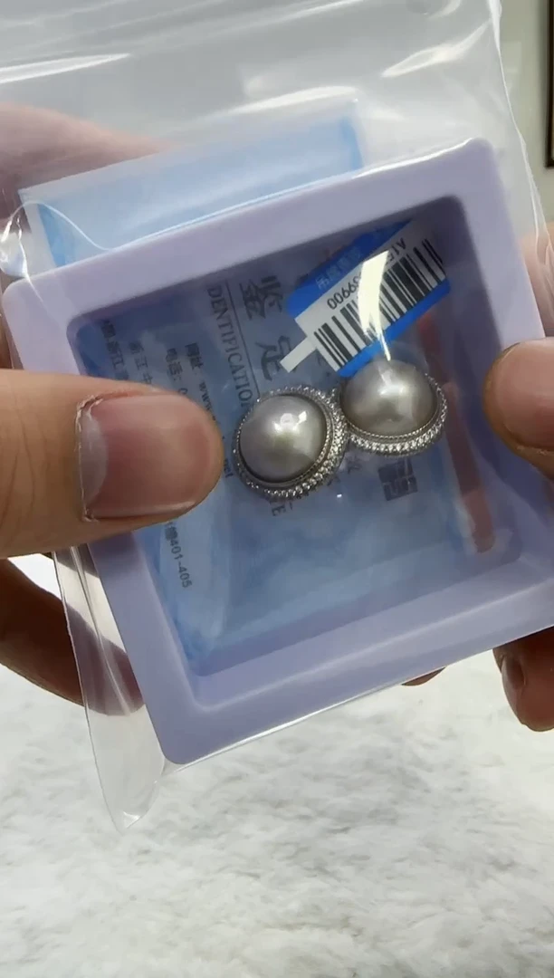 【闪购商品】拼合珍珠（马贝珠）DA银S925镶嵌a157 珍珠