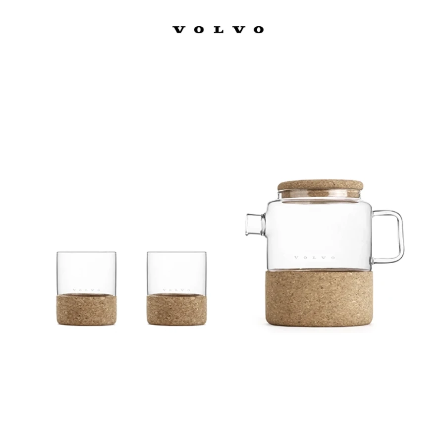 闲庭对饮软木茶壶套装【赠品】