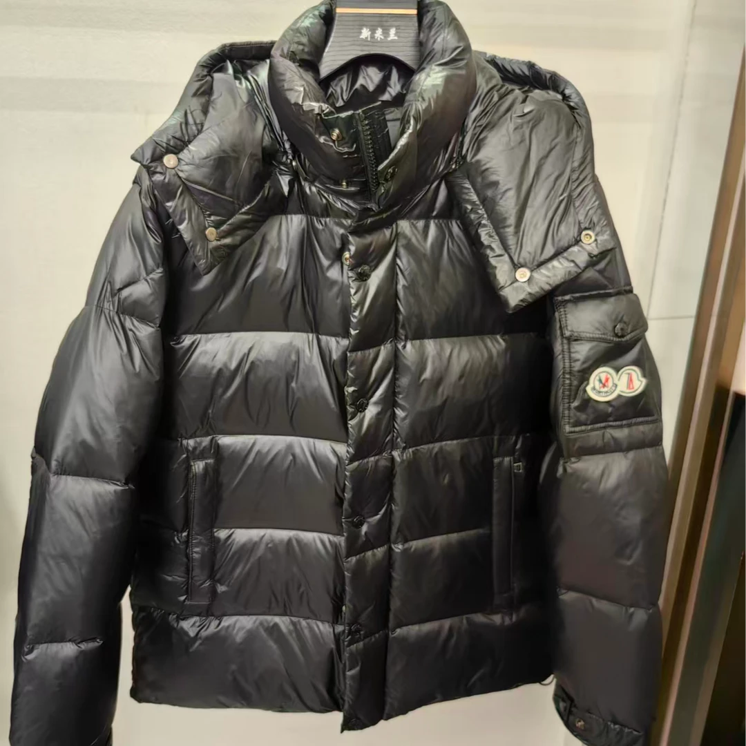 25冬季男士欧货带帽简单款羽绒服