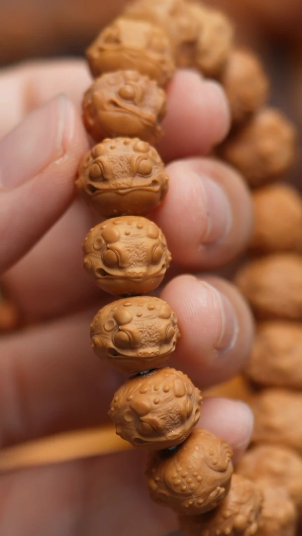 猴头核桃吊坠金蟾啊