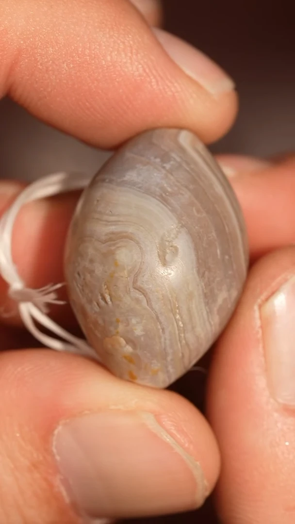 未镶嵌颈饰玛瑙/玉髓冲赛康胡子哥，DIY一165