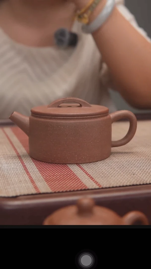 茶杯紫砂微瑕黑墩头汉瓦