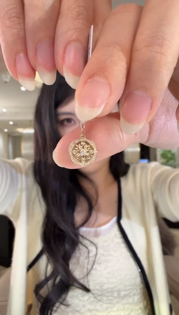 18K金镶嵌吊坠钻石W397|2980