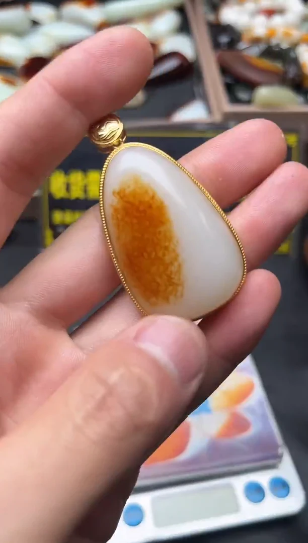 未镶嵌和田玉（子料）挂件YL-HH-12.20-6