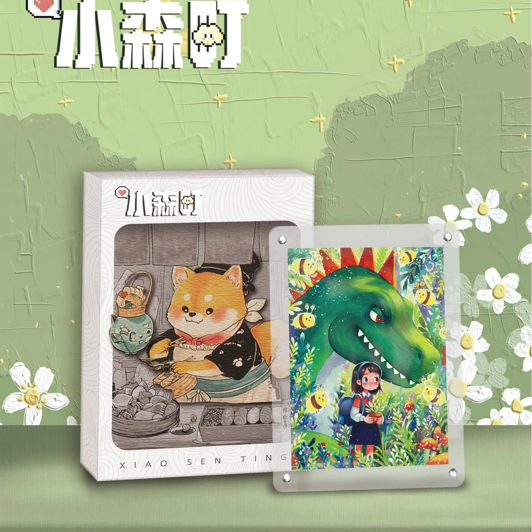 鬼鬼【手绘】小森町工作室【小森町系列】收藏卡牌  默认代拆