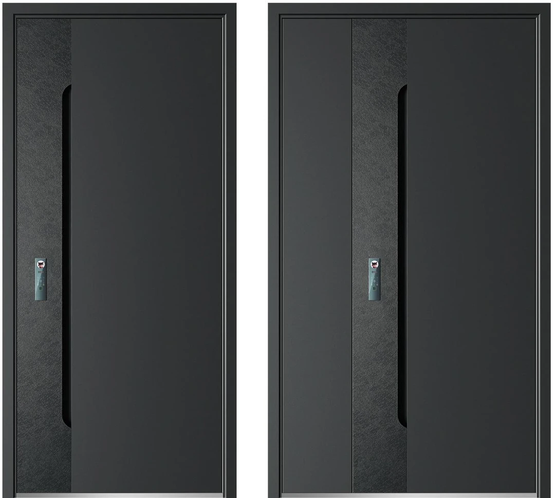 防盗门家用入户门国标4级进户安全门子母门别墅大门定做-江山云起