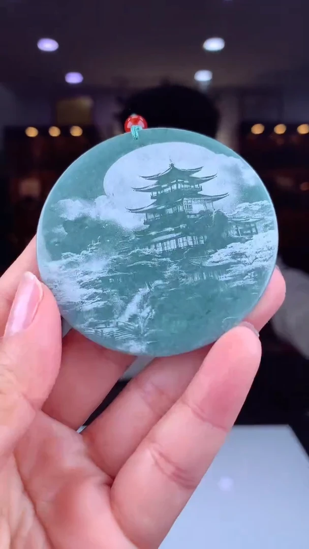 【闪购商品】翡翠颈饰未镶嵌天然A货翡翠（拍一发一)