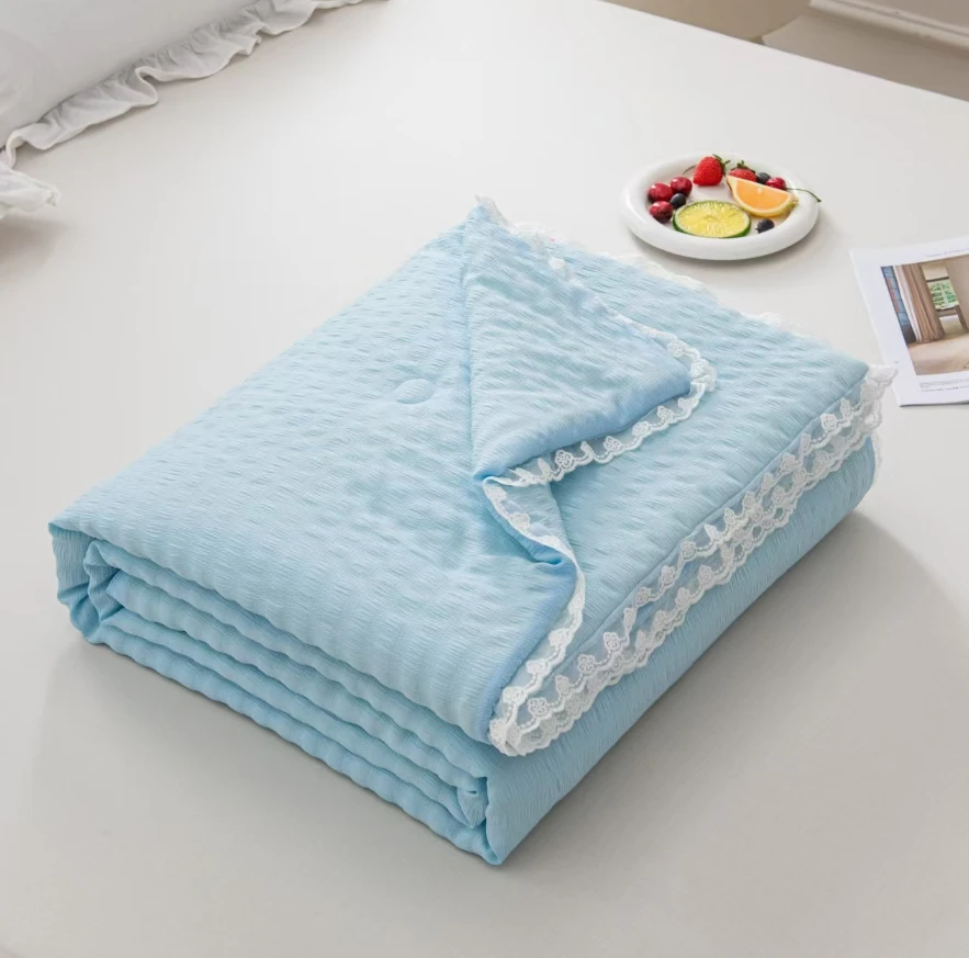韩版皱皱莎 夏凉被2m*2.3m