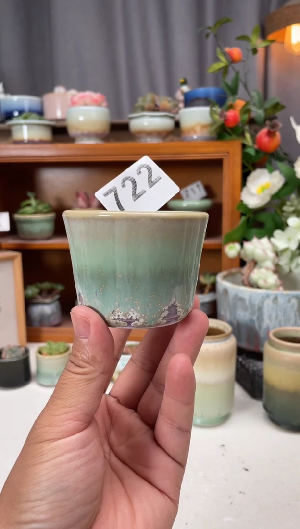 瓷片722知木小芳花盆