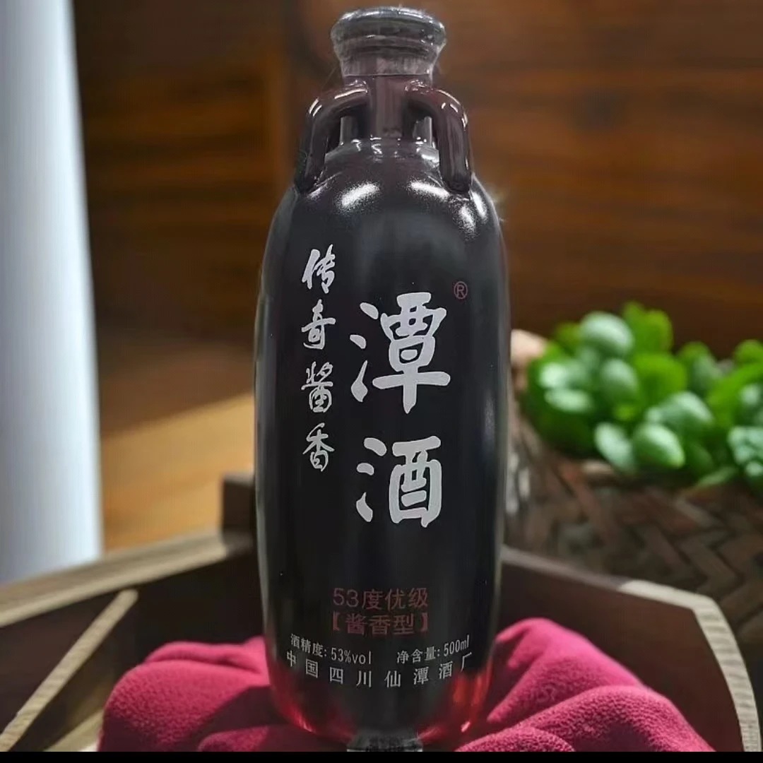 潭酒传奇酱香 53度500ml纯粮酿造酱香型白酒53度