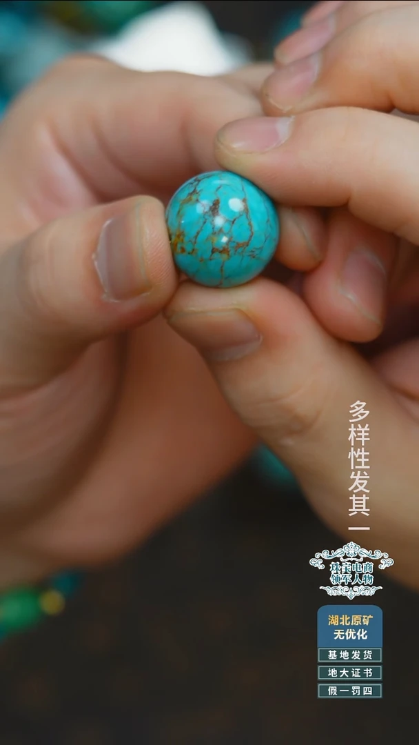 未镶嵌绿松石珠宝奇石A019