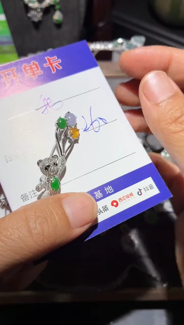 颈饰银S925镶嵌翡翠我****学0600837664