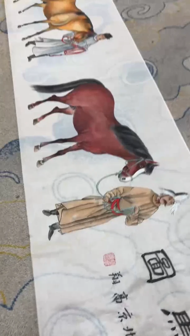 【闪购商品】国画2.24-冯高翔-绢本人物-022