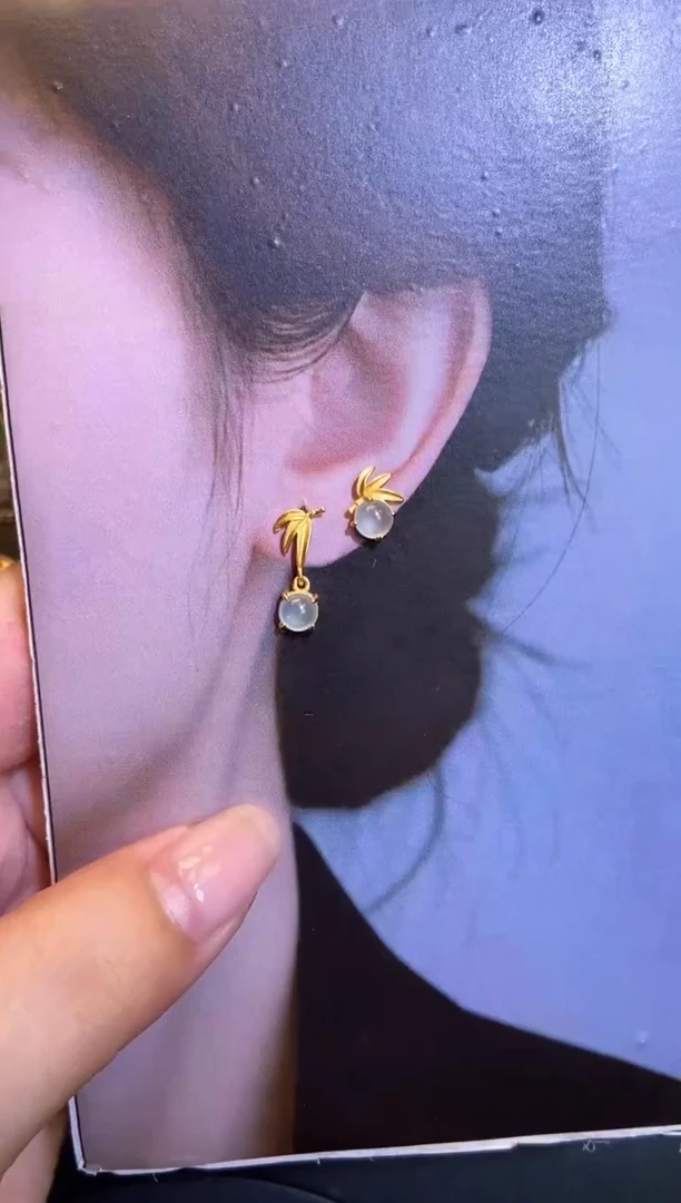 翡翠银S925镶嵌吊坠(不含链)1