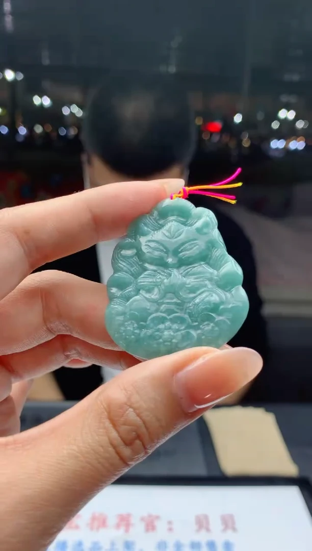 颈饰未镶嵌翡翠天然A货翡翠多样性发其一