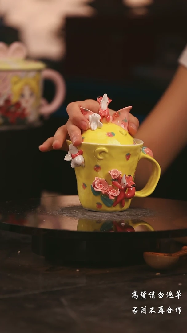 陶瓷景德镇可爱设计师款陶瓷
