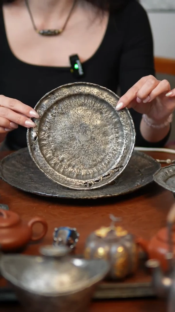 瓷片超*生雅玩合集雅玩合集锡盘