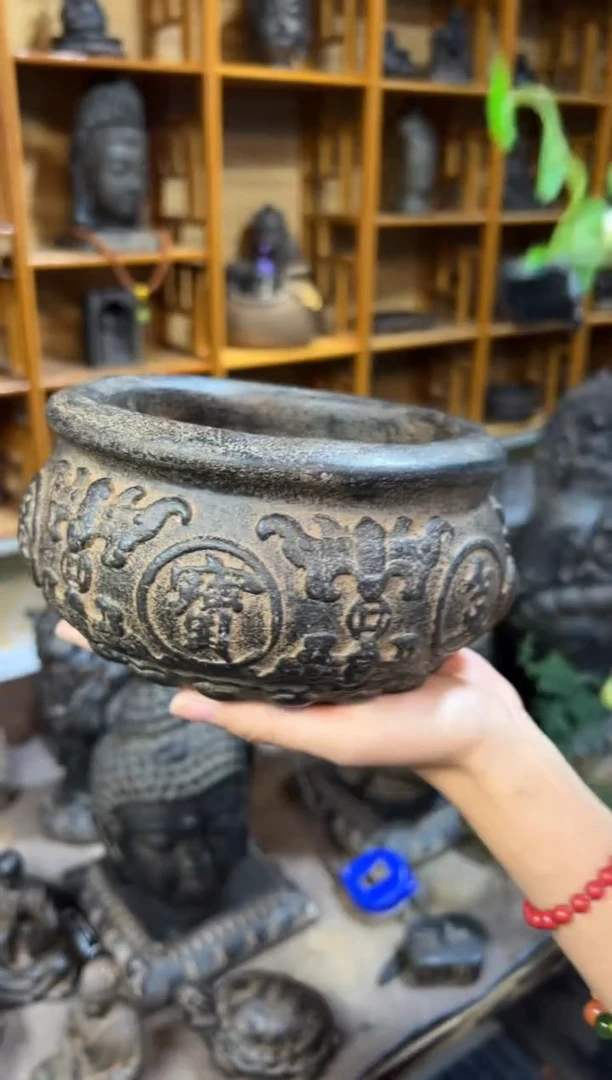 陶土【火山泥】聚宝盆