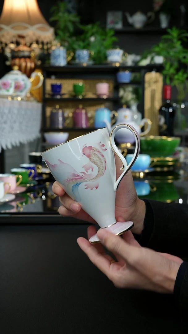 粉鱼咖啡杯，，，，，，