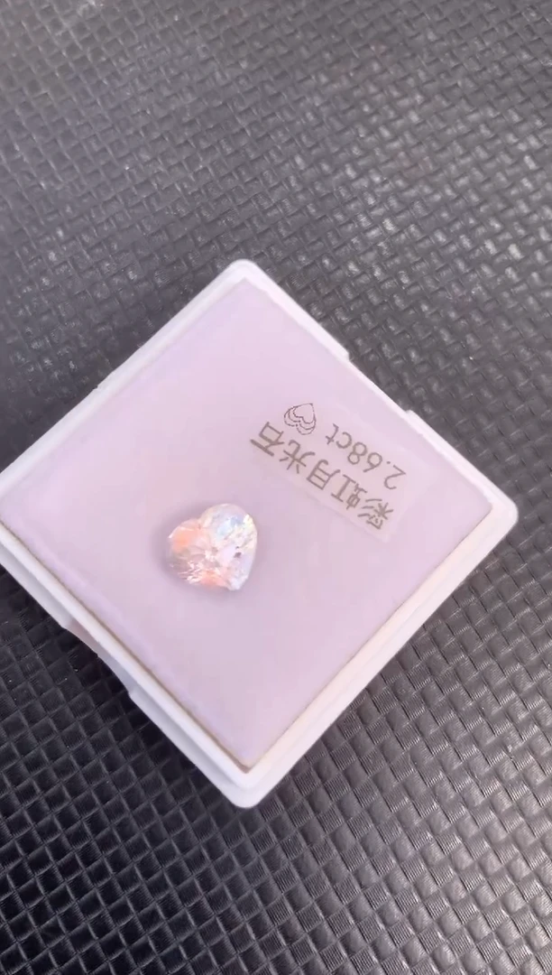 月光石裸石天然彩虹月光石