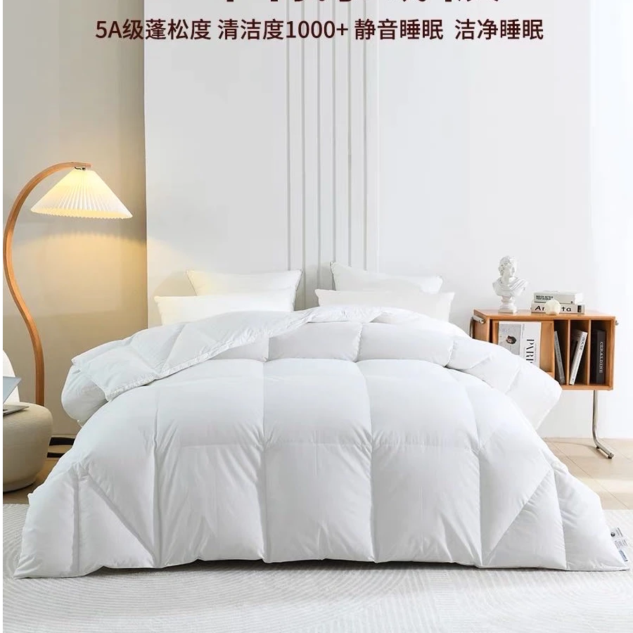 【白玉设计师款】小尺寸专柜高端孤品冬季羽绒被绒被加厚被子 雨