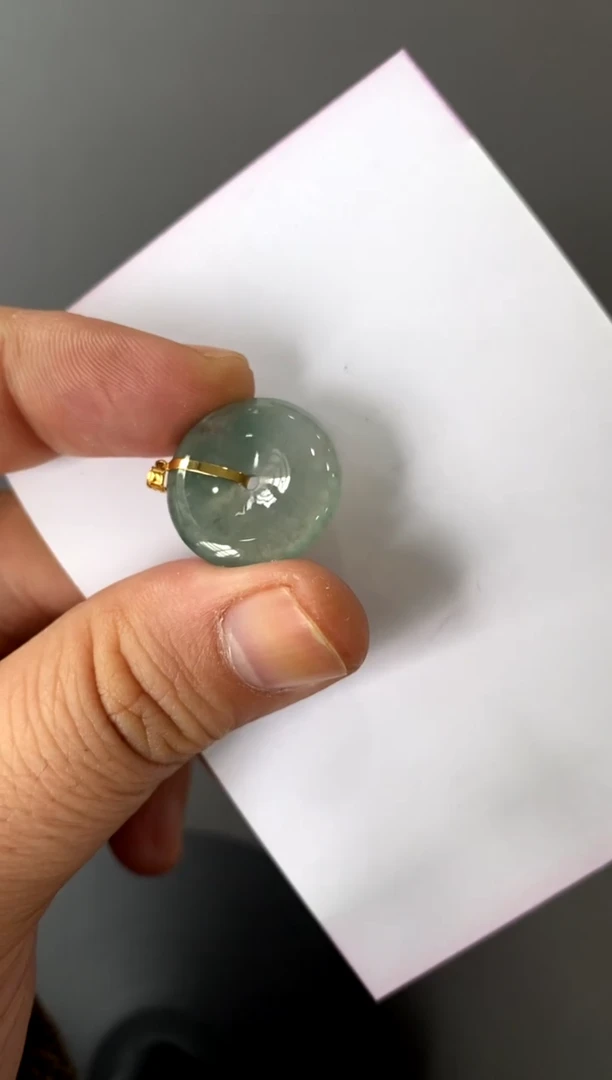 【闪购商品】翡翠颈饰18K金镶嵌买断价