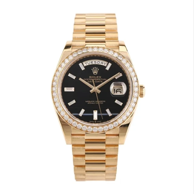 95新 Rolex/劳力士 礼尚往来22年228348黑玛瑙男表5U973