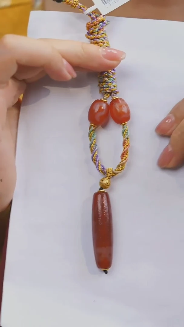 玛瑙/玉髓项链未镶嵌多样性发其一