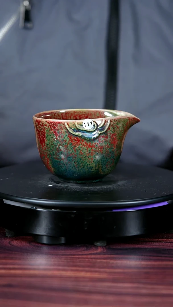 111#泥和堂一级品原矿钧瓷公道杯